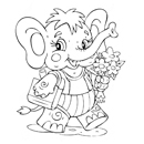 раскраска День Знаний. Первое сентября - день знаний.       