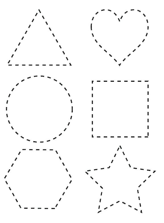 Раскраски составленные из геометрических фигур