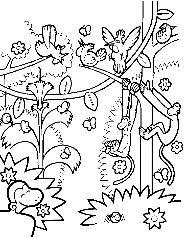 Обучающая раскраска для детей под названием Кто спрятался на картинке?