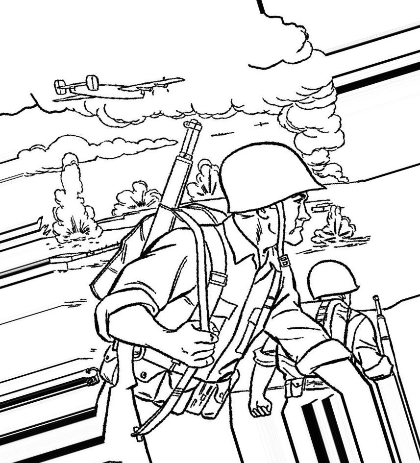 Раскраски войны для мальчиков. Раскрась солдата. Войны. Люди.