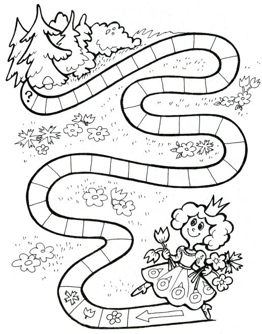 Раскраски предназначены для детей на логику и внимание. Обучение детей.