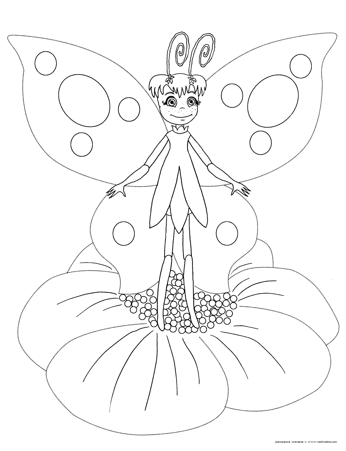 Раскраска для детей лунтик и его лучшие друзья              