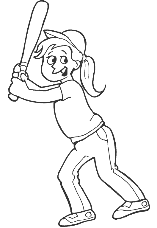 Раскраска для детей физкультура и спорт. Дети любят спорт.  