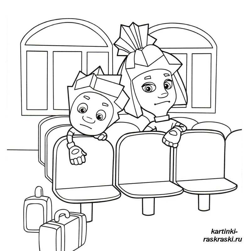 Раскраски фиксики для детей. Фиксики. Мультфильм.            