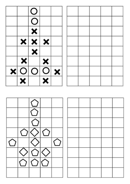 Детские раскраски повтори узор. Раскрась и повтори узор для детей.