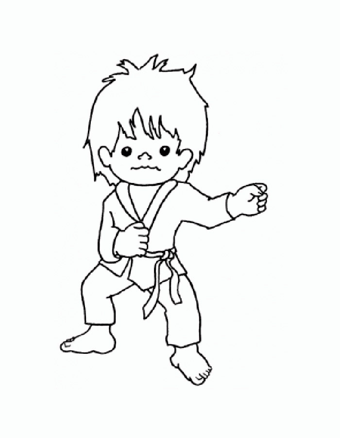 Раскраска для детей физкультура и спорт. Дети любят спорт.  