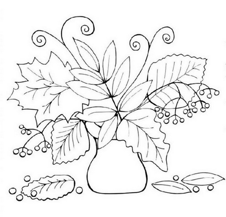 Раскраска про осенние поделки. Поделки из картона. Осенние поделки из листьев. 