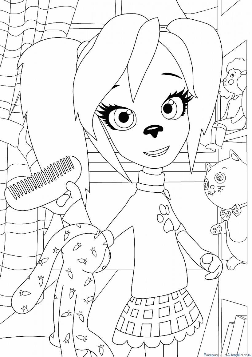 Раскраски для девочек Семья Барбоскиных. Мультфильм Барбоскины