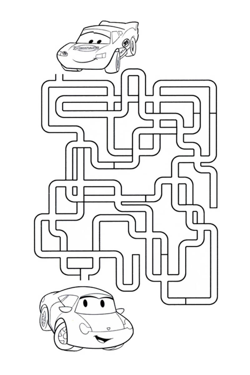Раскраски для детей. Обучающие раскраски для детей. Лабиринты. 
