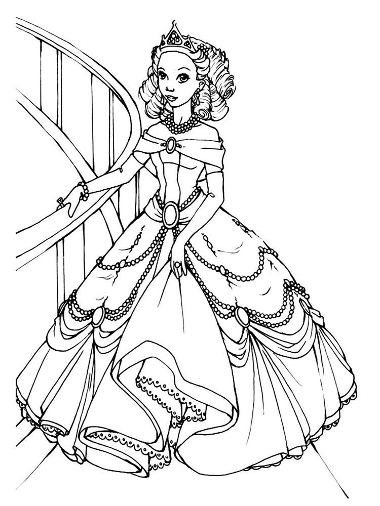 Раскраски для девочек королевы. Короли и королевы. Корона.  
