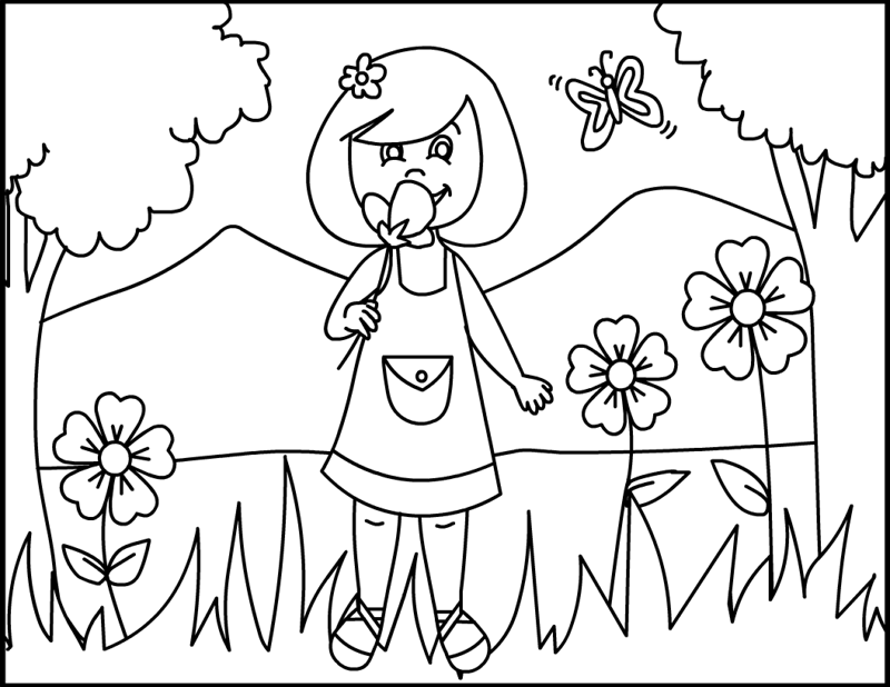 Раскраски про лето для детей. Летние каникулы. Каникулы летом.