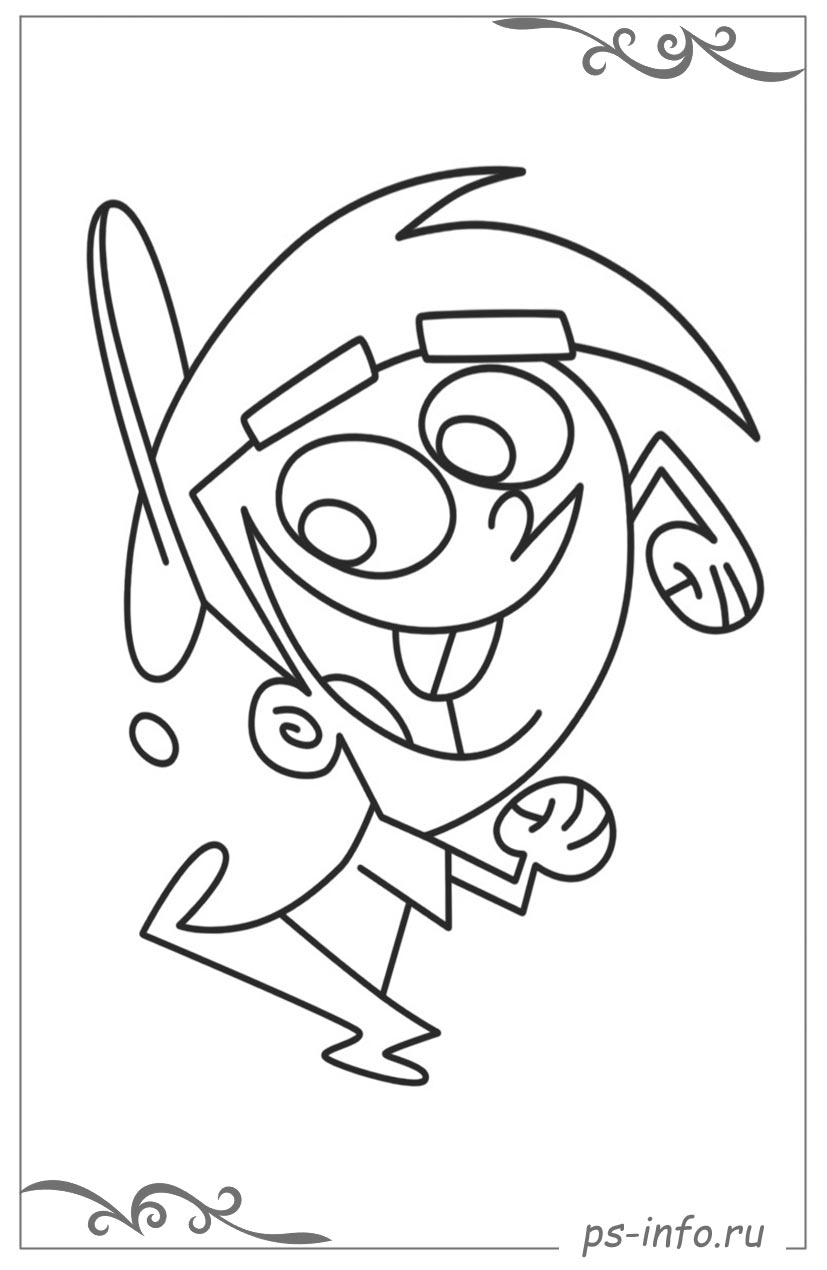 Раскраска для девочек. Раскраска волшебные покровители.      