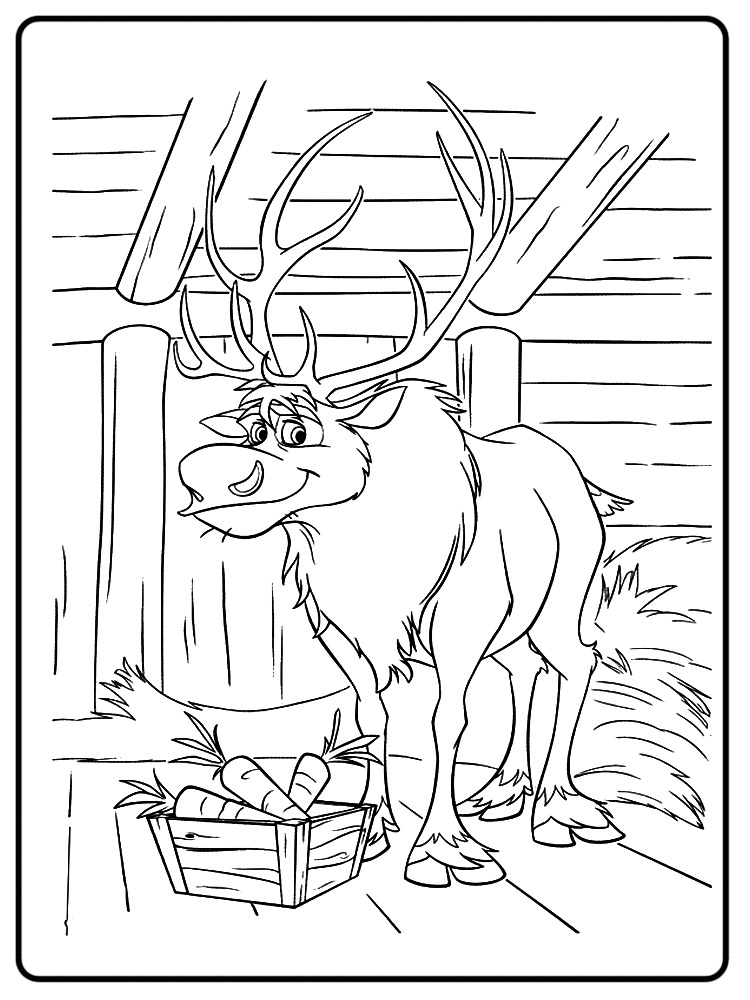 Раскраски для девочек Холодное сердце. Мультфильм про Анну и Эльзу.