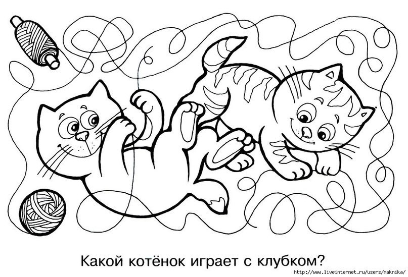 Раскраска путаница и волшебные линии. Раскраска для дошкольников.