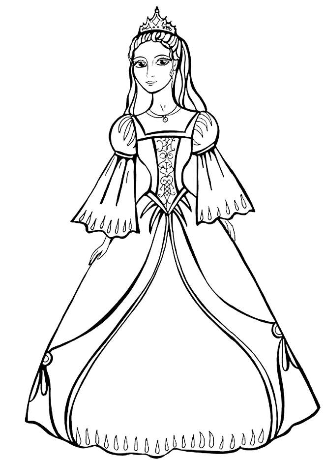 Раскраски для девочек королевы. Короли и королевы. Корона.  