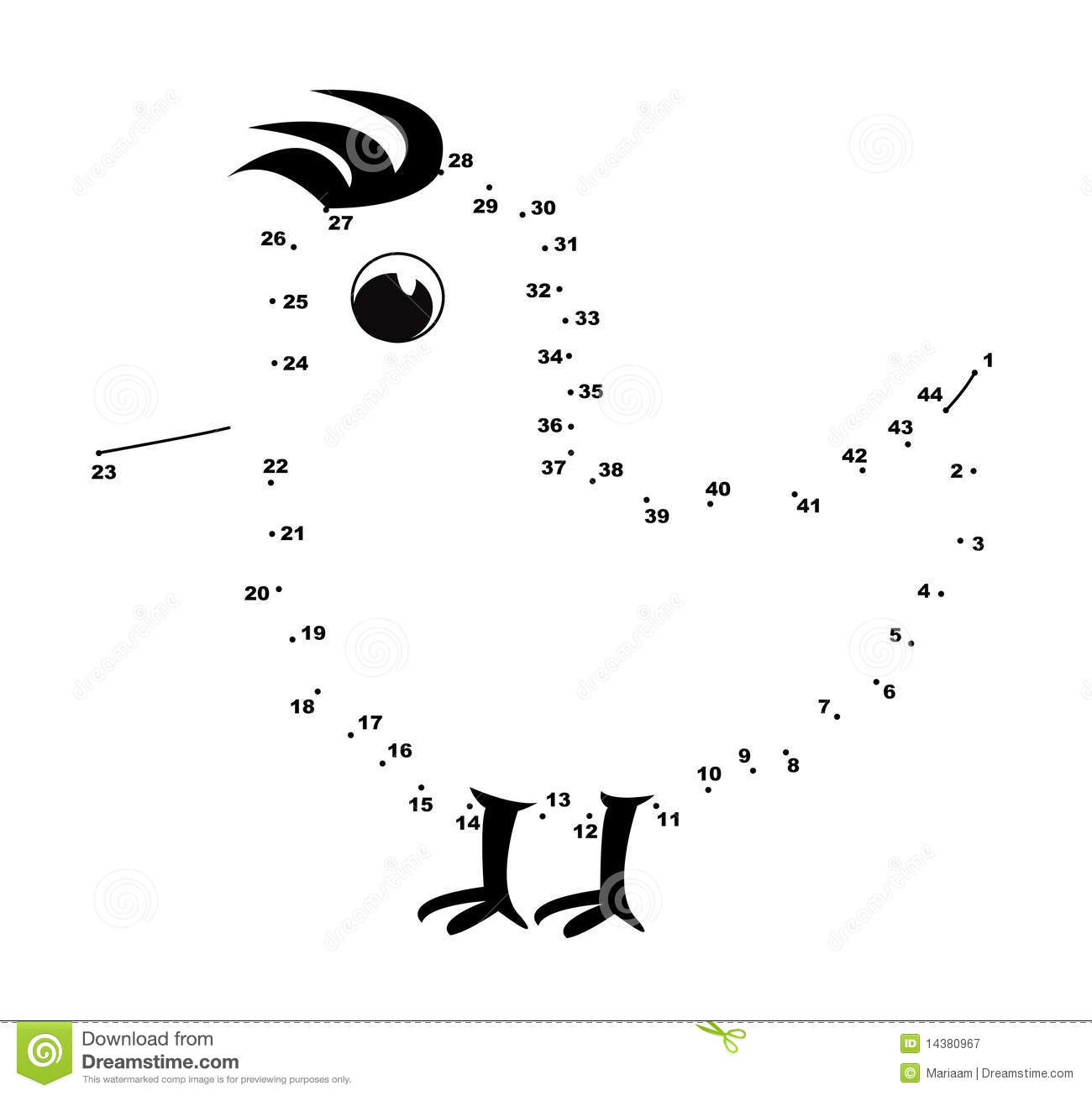 Раскраски для соединения по точкам