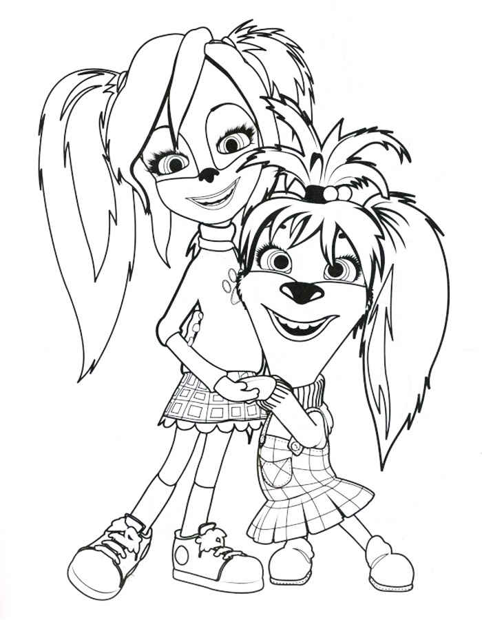 Раскраски для девочек Семья Барбоскиных. Мультфильм Барбоскины