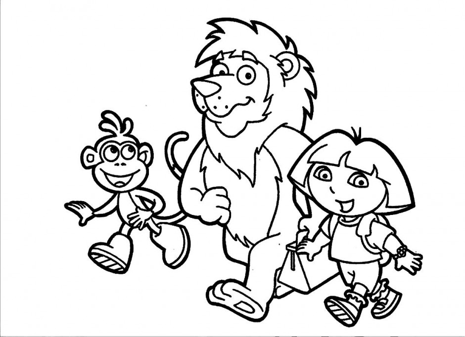 Обучающие раскраски для детей. Раскраски про дружбу для детей.