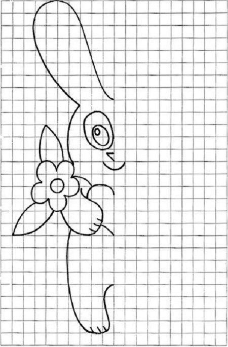 в категории представлены раскраски рисуем по клеточкам для детей.