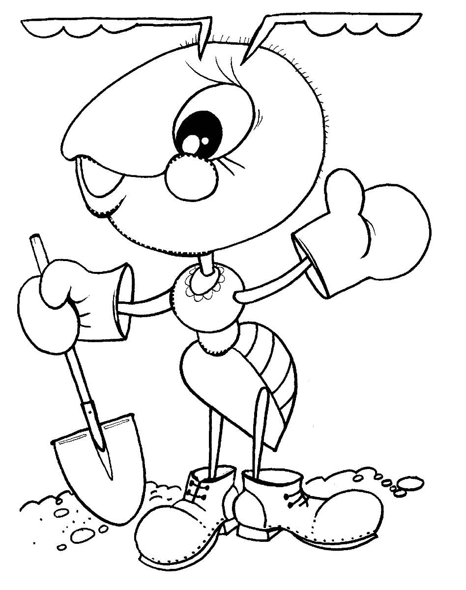 Раскраски для детей насекомые которые живут у нас во дворе. 