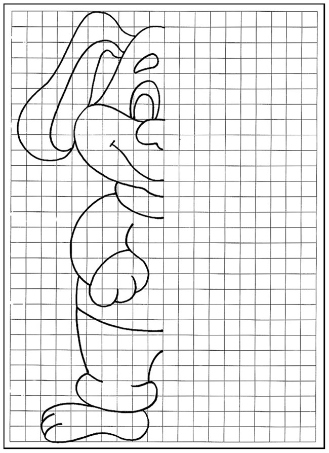 в категории представлены раскраски рисуем по клеточкам для детей.