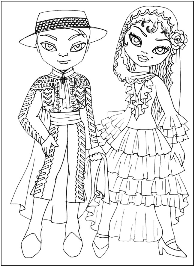 Раскраска День Единства Народа Казахстана