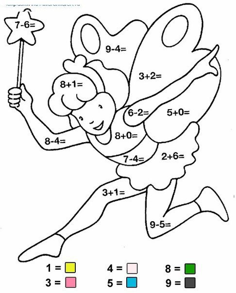 Математические раскраски для решения примеров, задач, неравенств.