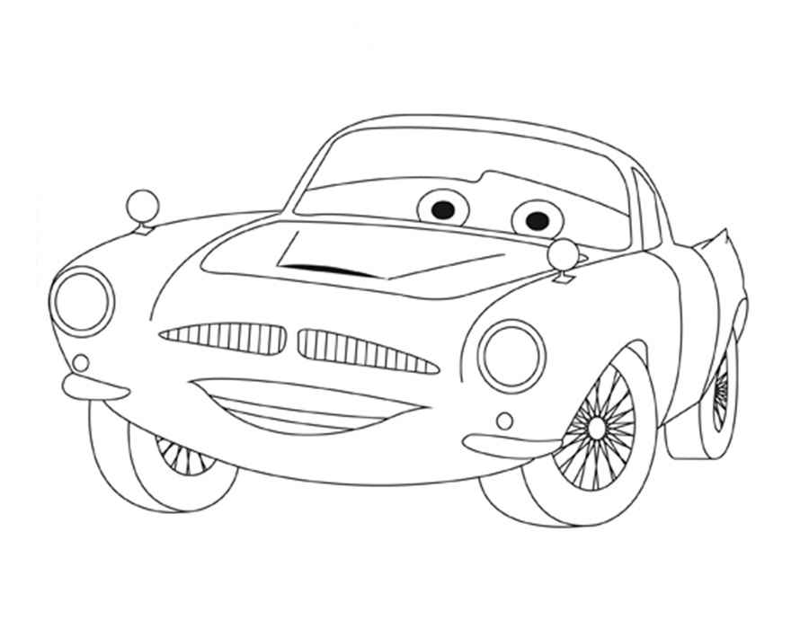 Раскраски из мультфильма тачки. Детские мультики. Раскрась тачки.