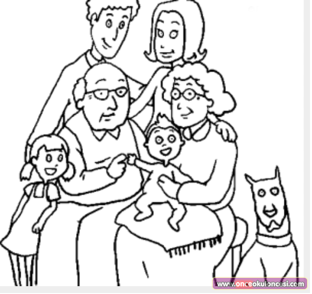 Обучающая раскраска моя семья для детей. Раскраска про семью.