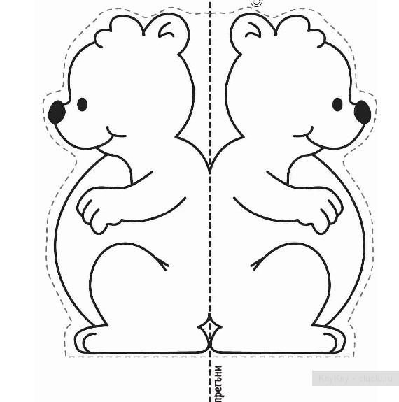 Раскраски аппликации для детей. Сделай поделку из бумаги.   