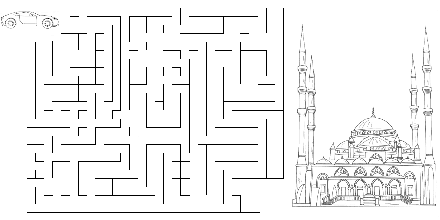 Раскраски для детей. Обучающие раскраски для детей. Лабиринты. 