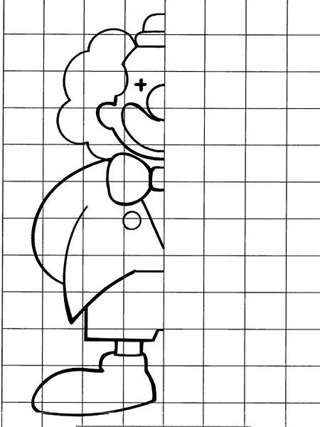 в категории представлены раскраски рисуем по клеточкам для детей.