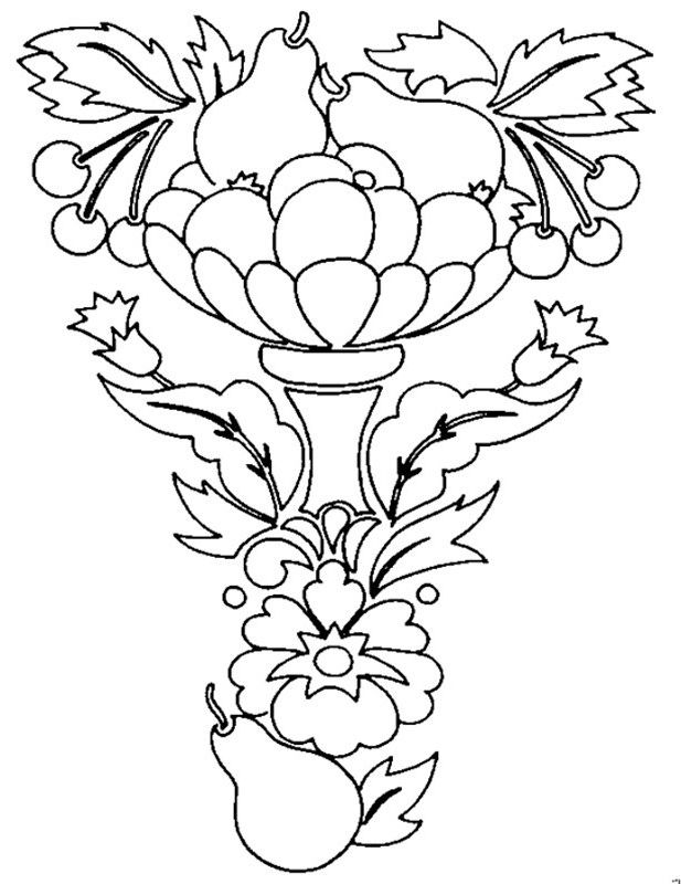 раскраски для детей фрукты. Раскраски для детского сада.    