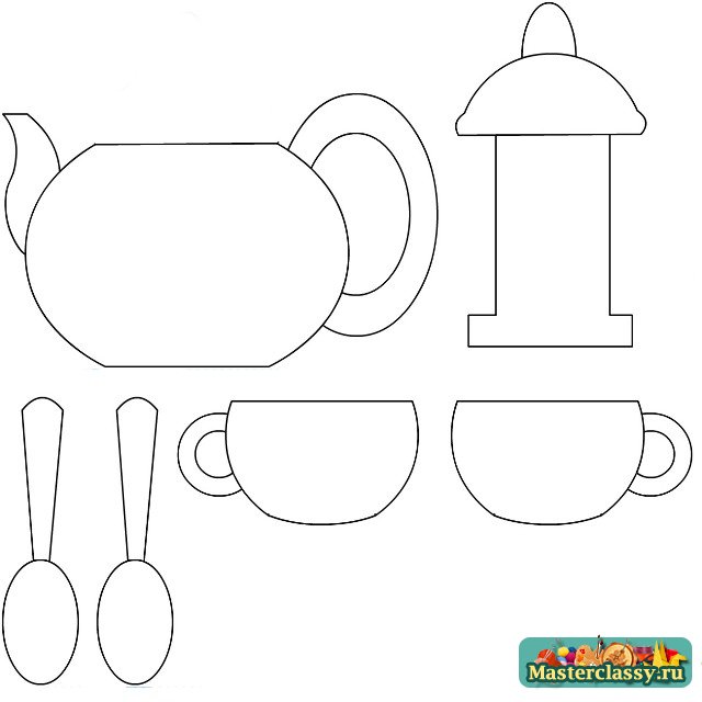 Раскраски аппликации для детей. Сделай поделку из бумаги.   