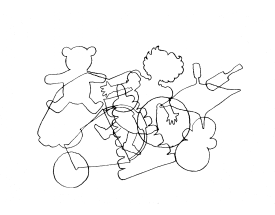 Обучающая раскраска для детей под названием Кто спрятался на картинке?