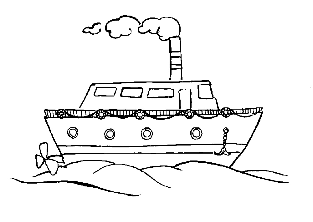 Раскраски для мальчиков. Раскрась корабли. Кораблики. Море. 