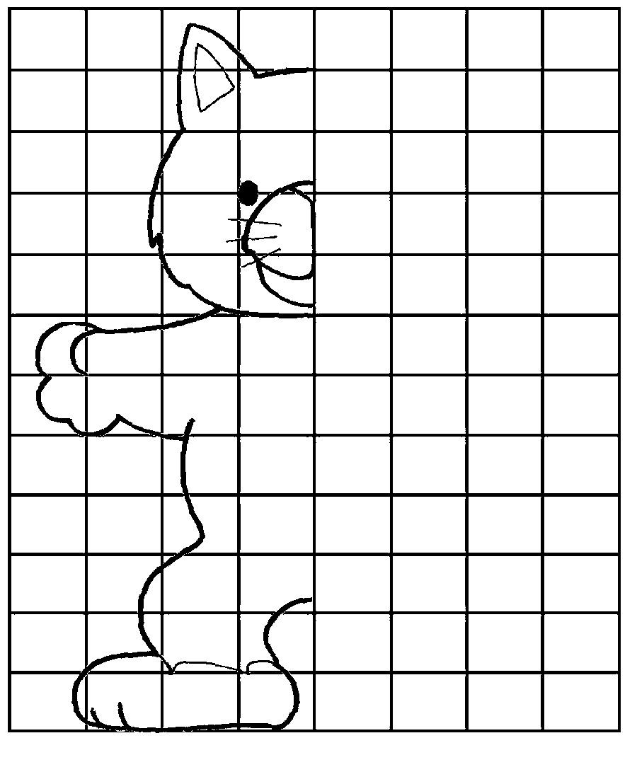 в категории представлены раскраски рисуем по клеточкам для детей.