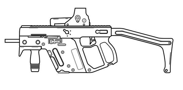 Раскраски оружие для мальчиков. Пистолеты. Автоматы. Пулеметы.