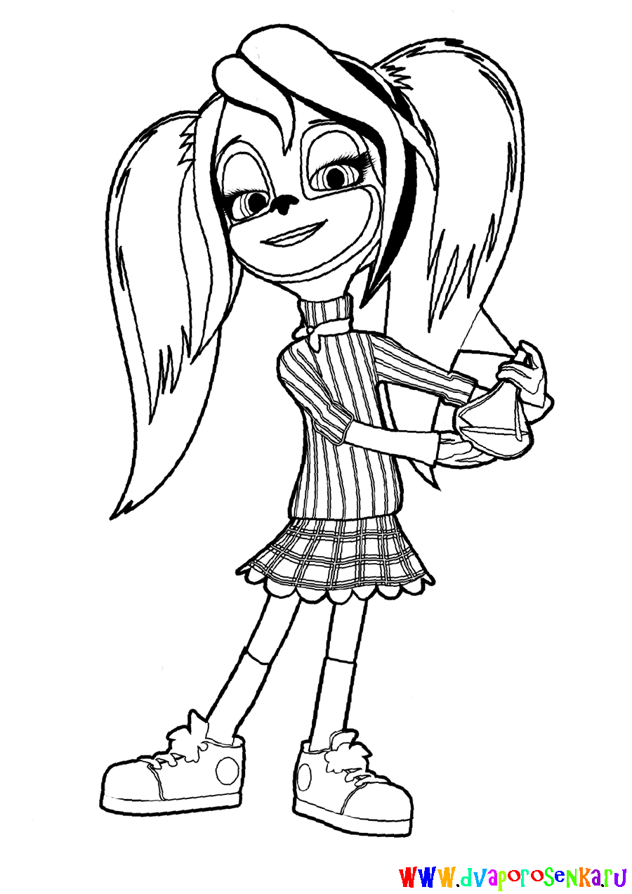 Раскраски для девочек Семья Барбоскиных. Мультфильм Барбоскины