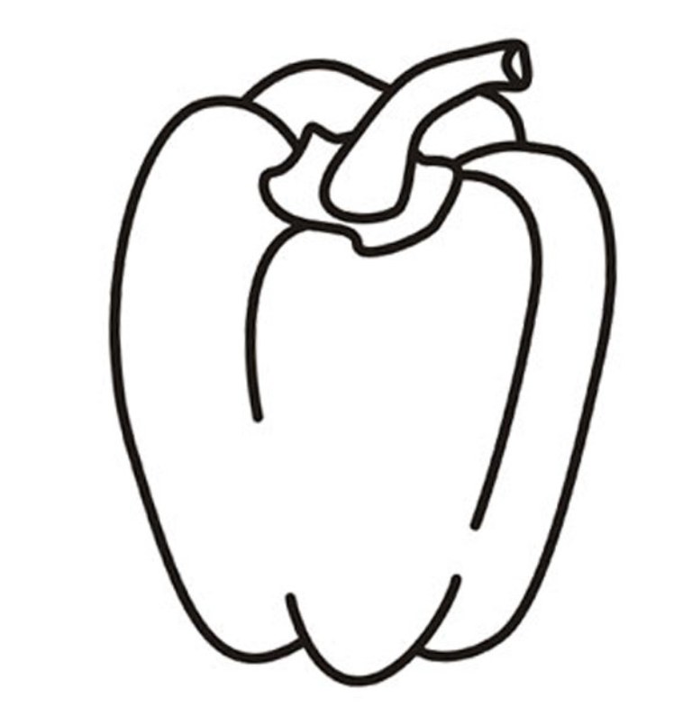 Изучаем овощи. Разукрась овощи. Раскраска для детей про овощи.