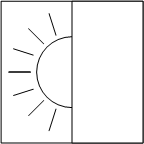 Необходимо дорисовать половину. Обучающая раскраска для детей. Половинка.