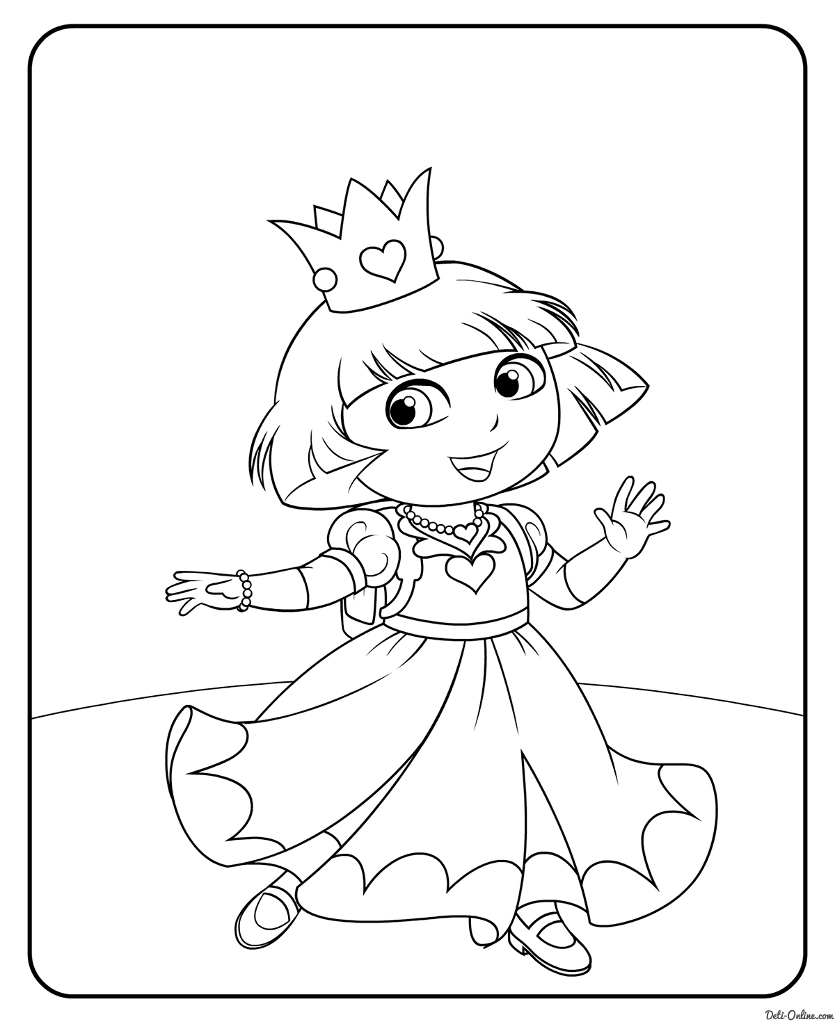 Раскраски для девочек королевы. Короли и королевы. Корона.  