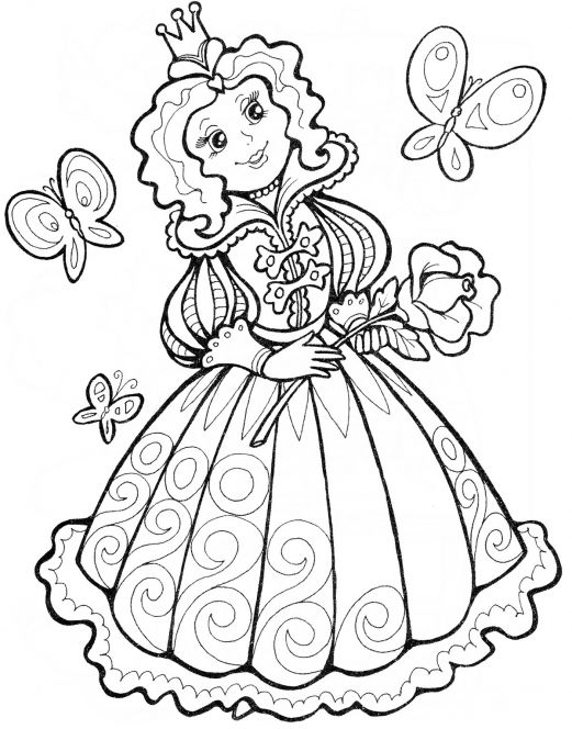 Раскраски для девочек королевы. Короли и королевы. Корона.  
