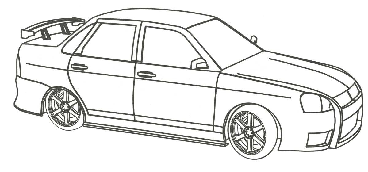 Раскраски автомобили.Раскраски для мальчиков. Легковые автомобили.