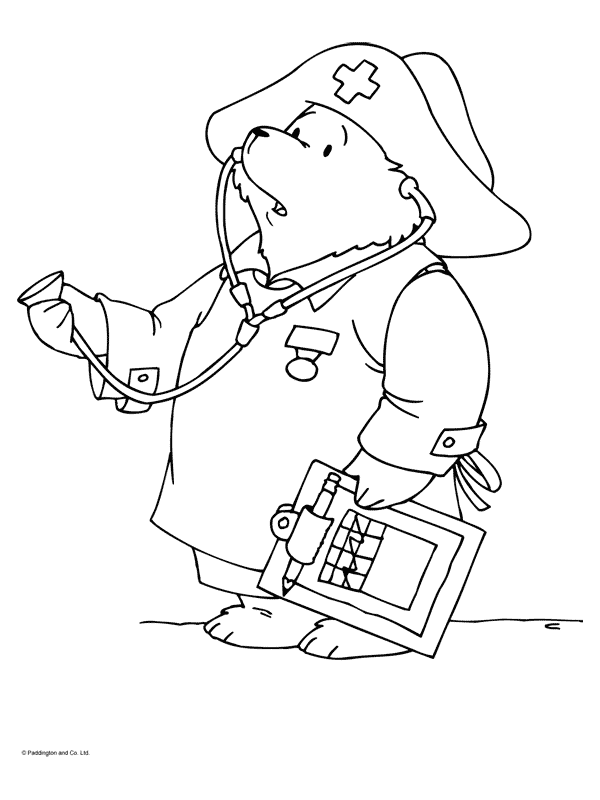 Раскраска для детей про врачей. День медика. Врачи          