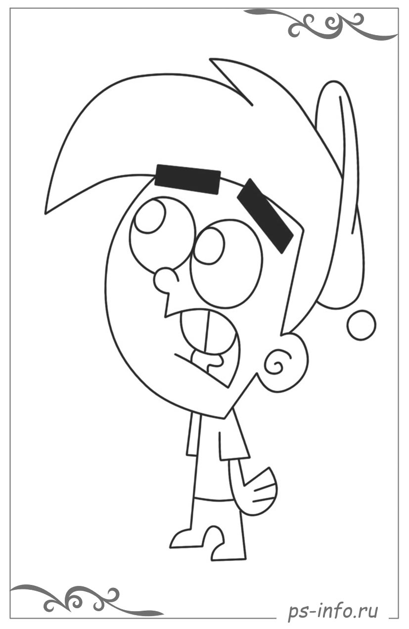 Раскраска для девочек. Раскраска волшебные покровители.      