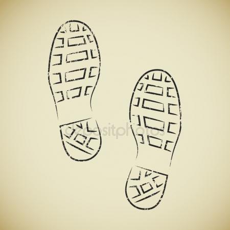 Ребенок должен раскрасить и угадать чьи следы нарисованы на раскраске