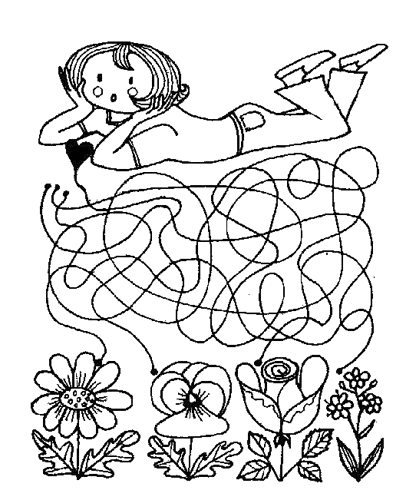 Раскраска путаница и волшебные линии. Раскраска для дошкольников.