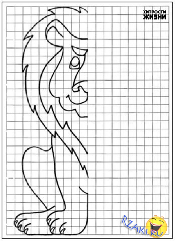 в категории представлены раскраски рисуем по клеточкам для детей.