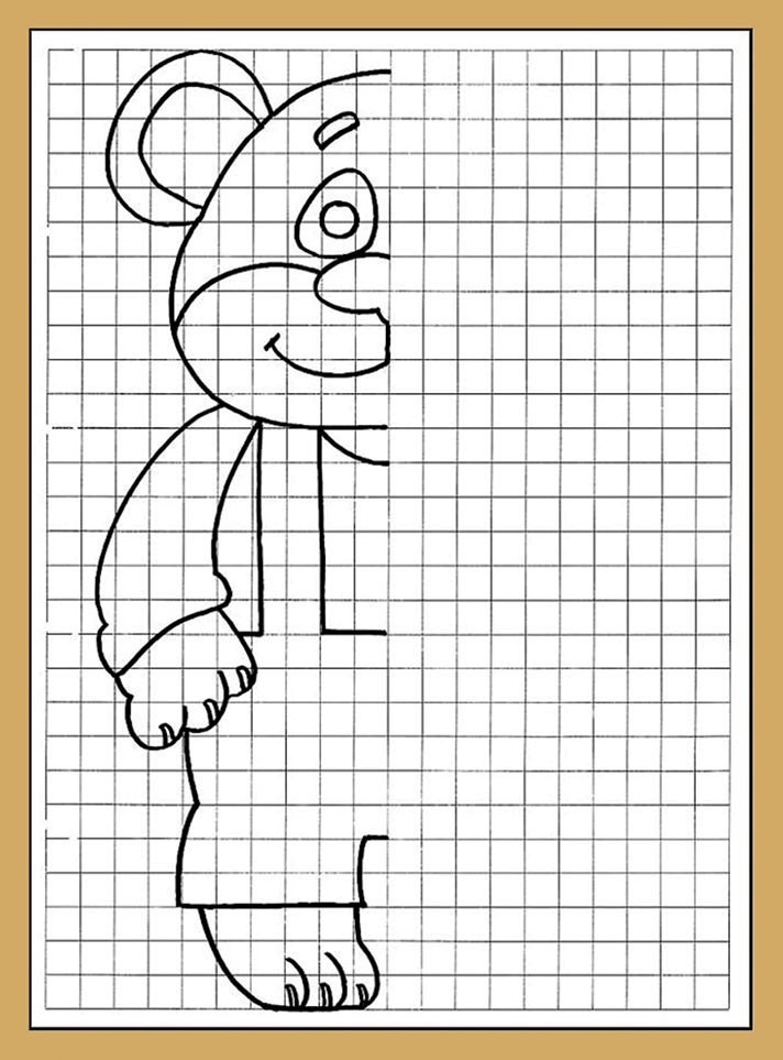 в категории представлены раскраски рисуем по клеточкам для детей.